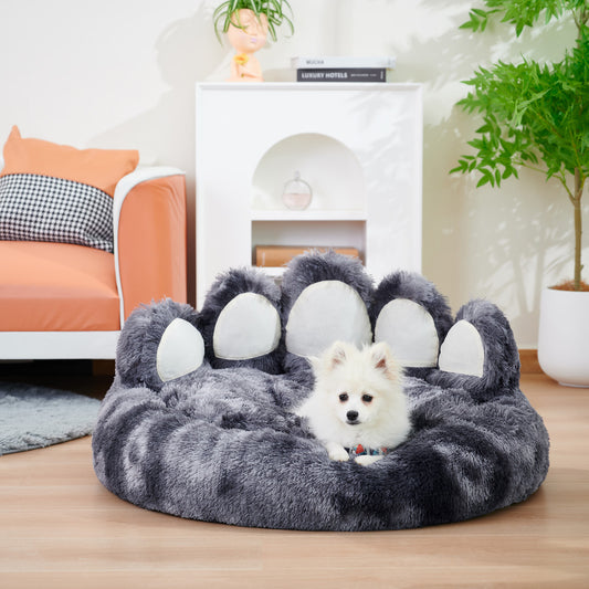 Beary-Cute Paw Shape Dog Bed