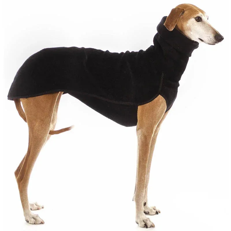 Pet Winter Warm High Collar Jumper Sweater Greyhound Dog Thickened Clothes Coat Pullover For Medium Large Dogs Mascotas Supplies