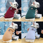 Winter Warm Pet Clothes Dog and Cat Sweater Collegiate Style Puppy Cat Vest Apperal for Teddy Chihuahua French Bulldog