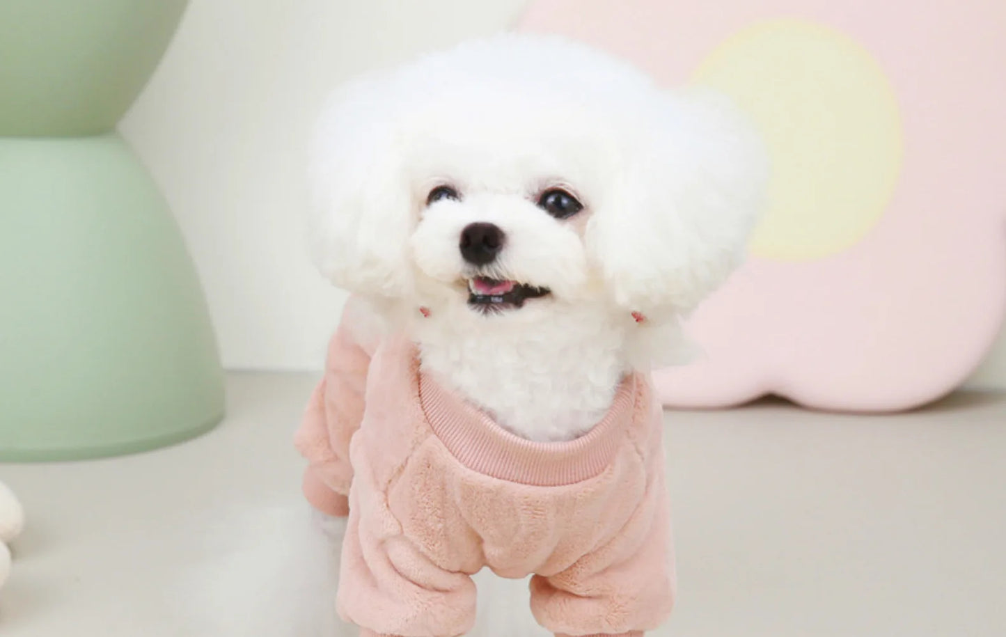 Pet Four Leg Sweater Cat Dog Clothes Autumn and Winter New One-piece Suit Pet Fried Dough Twists Four Leg Coat Dog Pajamas