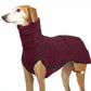 Pet Winter Warm High Collar Jumper Sweater Greyhound Dog Thickened Clothes Coat Pullover For Medium Large Dogs Mascotas Supplies