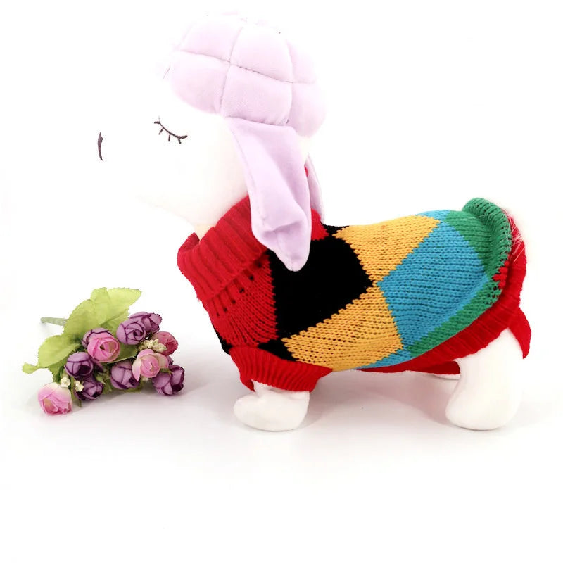 New Year Chrismas Cute Pet Sweater for Small Dogs Cats Winter Puppy Dog Clothes for Chihuahua Dachshund Clothing sweter dla psa